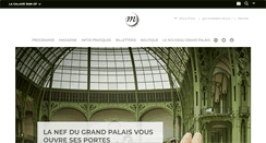 Desktop Screenshot of grandpalais.fr